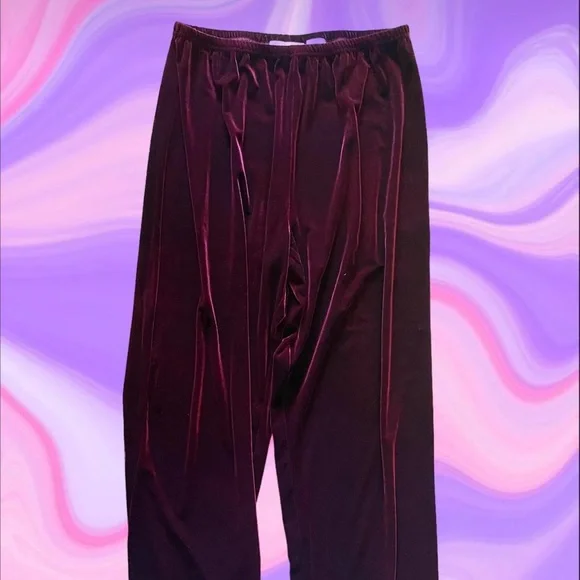 Vintage burgundy 2 piece jumpsuit - Picture 4 of 7